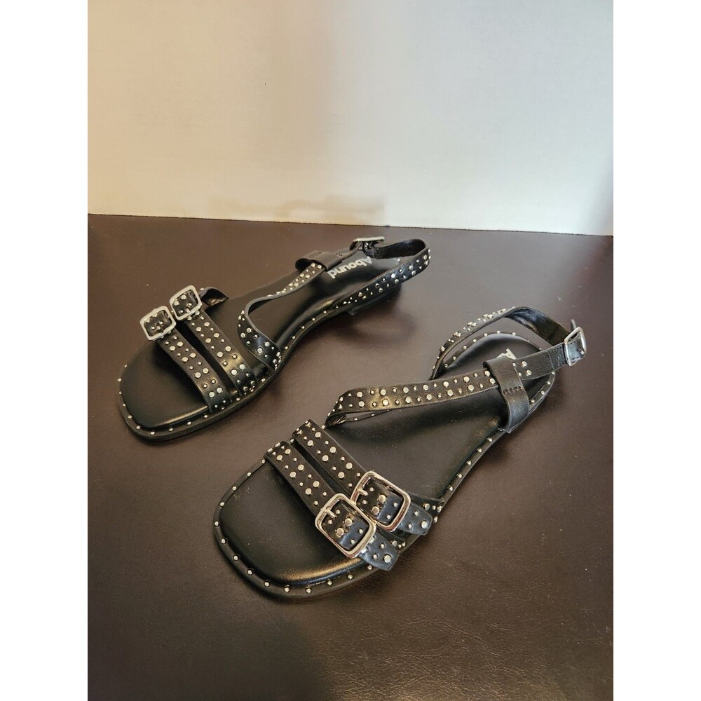 Abound Maryam Sandal Black Womens Sz 6.5 Flat